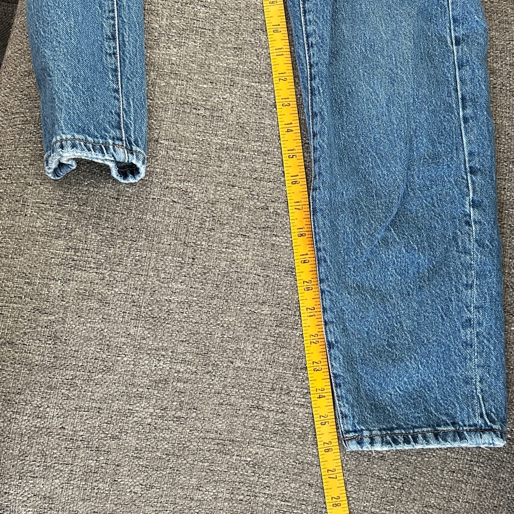Garage Denim Blue Mom High Rise Jeans Size 3 - Picture 7 of 8